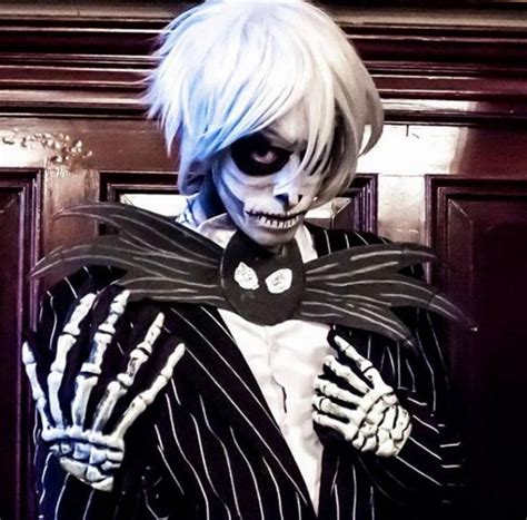 jack the skeleton cosplay|More.